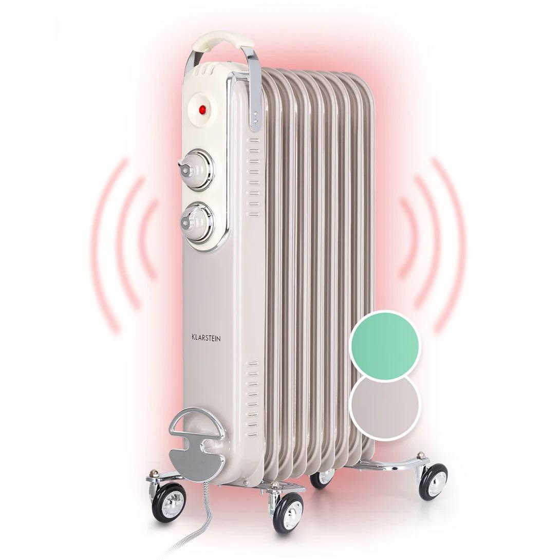 Масляний обігрівач мобільний KLARSTEIN Thermaxx Retroheat 2000 Вт (10035080) - фото 9 Масляний обігрівач мобільний KLARSTEIN Thermaxx Retroheat 2000 Вт (10035080) - фото 9