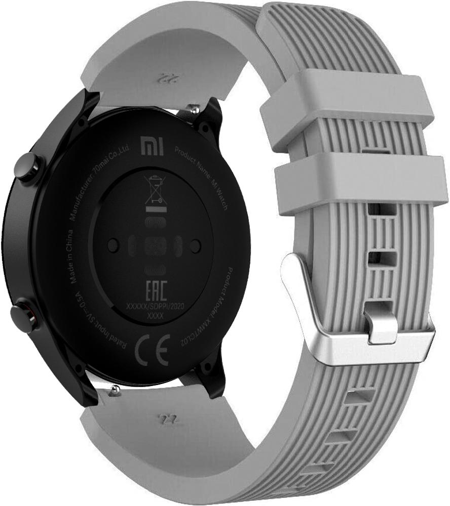 Ремешок Line для Xiaomi Mi Watch 22 мм Grey (23129-33) - фото 2 Ремешок Line для Xiaomi Mi Watch 22 мм Grey (23129-33) - фото 2
