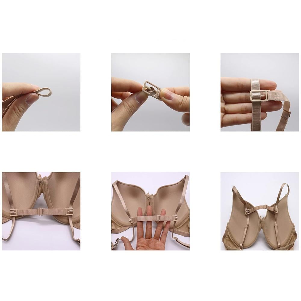 Фіксатори для бретелей бюстгальтера кліпса та лямка 2 шт. Білий (3000003880) - фото 7 Фіксатори для бретелей бюстгальтера кліпса та лямка 2 шт. Білий (3000003880) - фото 7