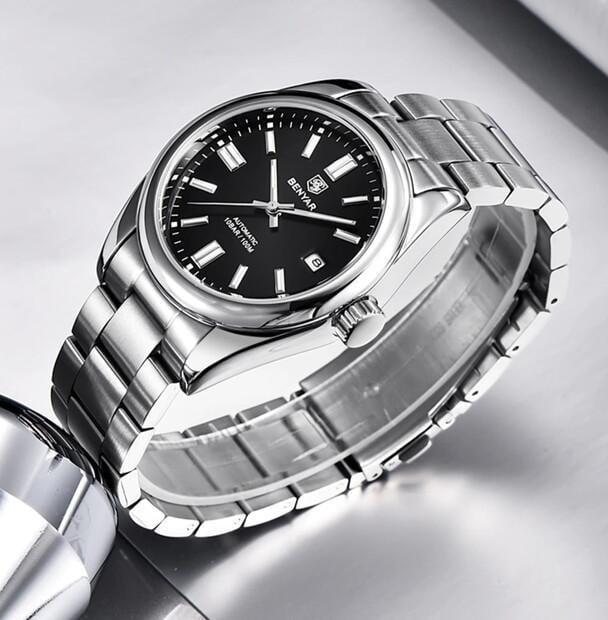 Часы наручные Benyar Automatic 10 BAR (2435837267) - фото 6 Часы наручные Benyar Automatic 10 BAR (2435837267) - фото 6