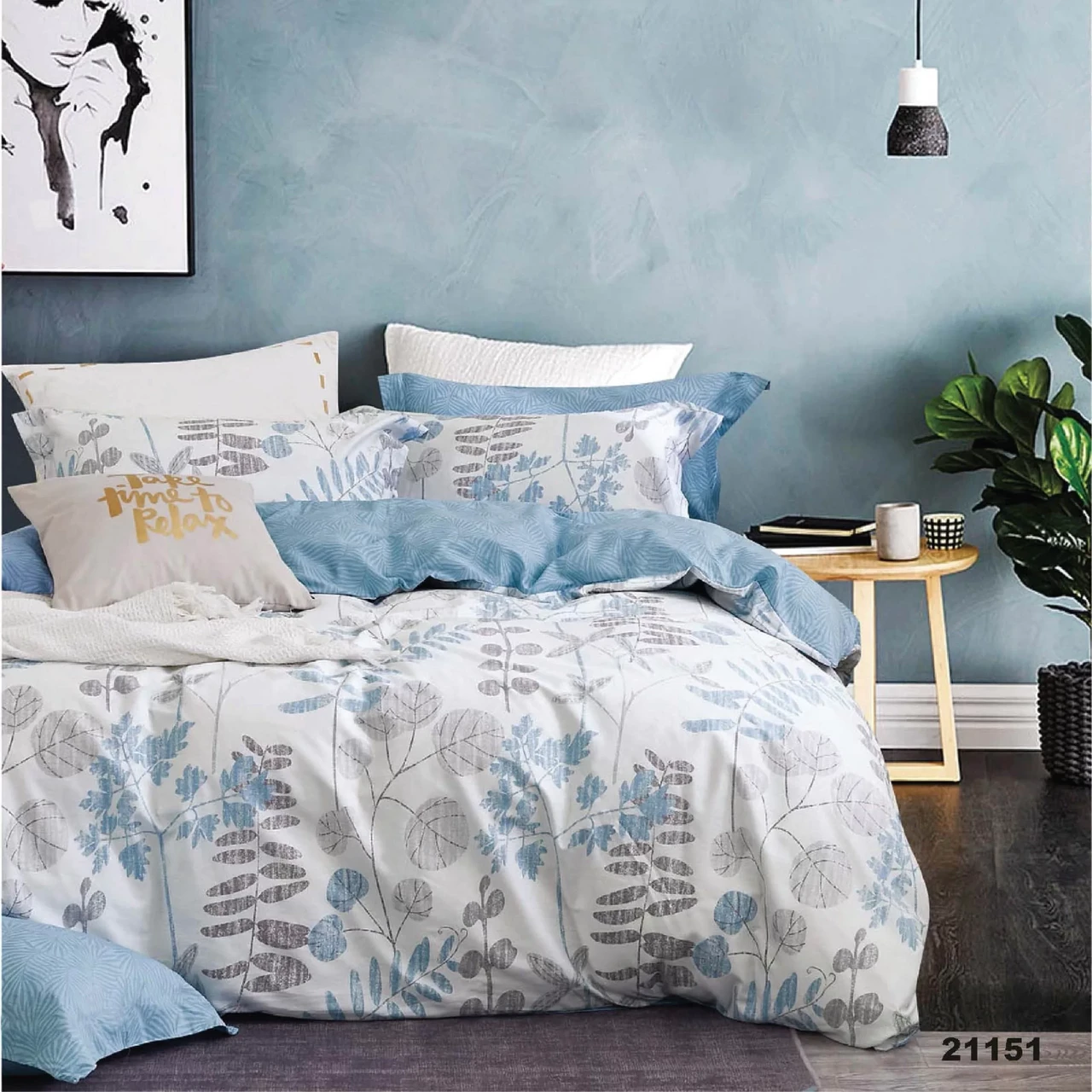 Комплект постельного белья двуспальный Вилюта ранфорс 21151 (2000026490)