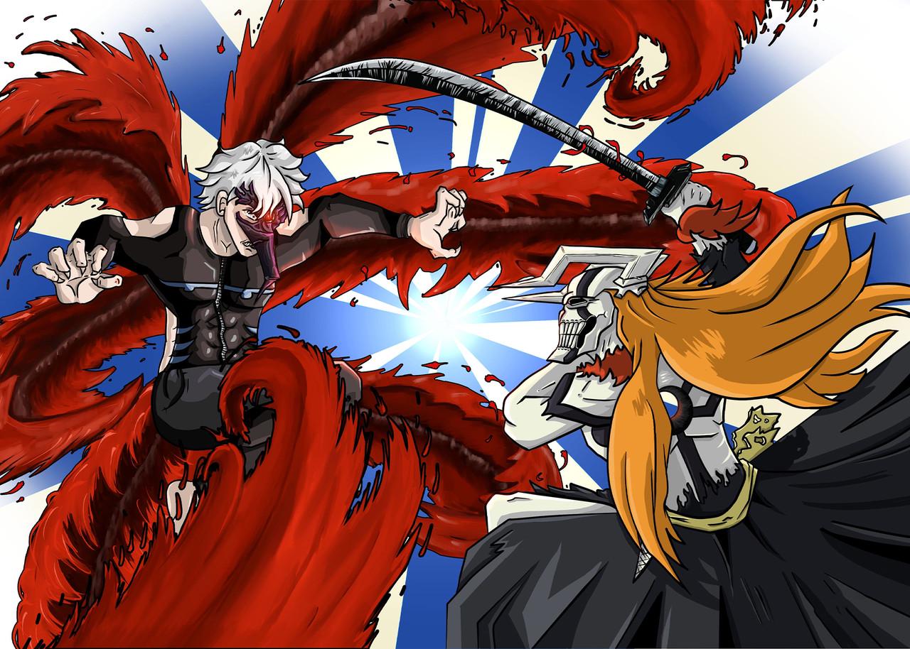 Картина GeekLand Tokyo Ghoul Токийский гуль сражение