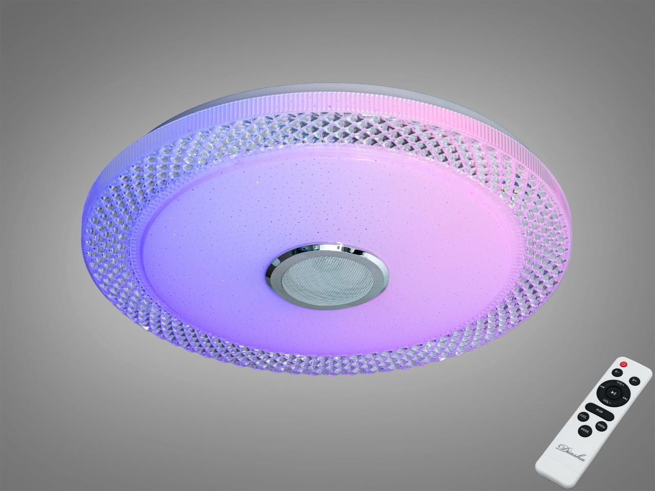 Люстра потолочная светодиодная TUYA 80Вт RGB Bluetooth Белый (2989241253)