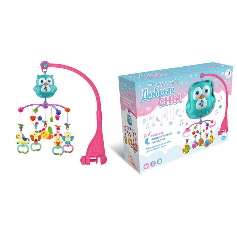 Карусель мобіль на ліжечко Добрі сни 5 підвісок звукові та світлові ефекти (108840)