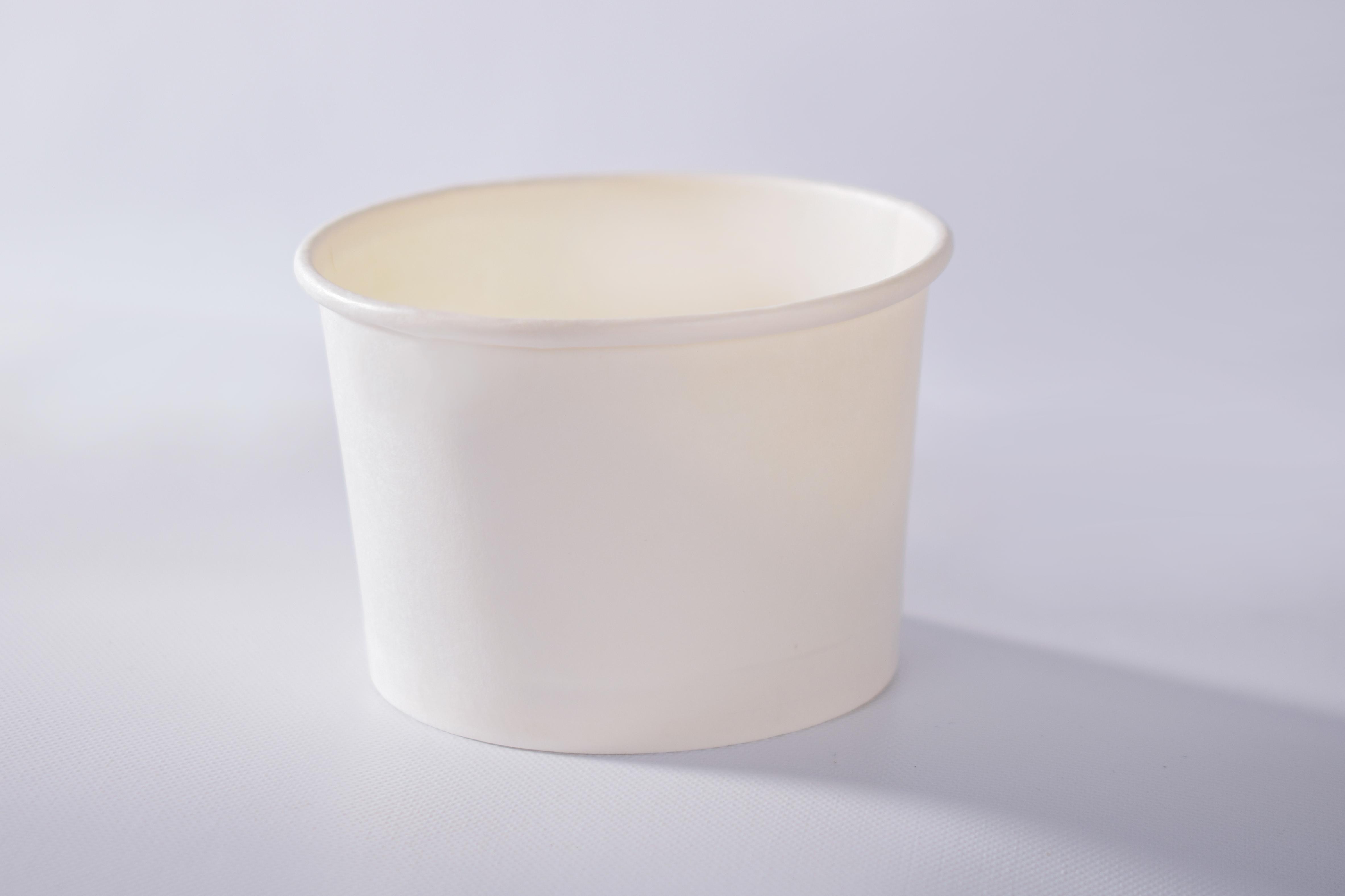 Стакан-креманка картонный 210 мл 35 штук Белый