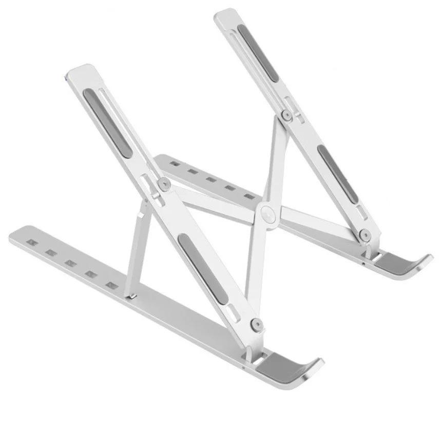 Подставка для ноутбука UKC Laptop Stand P1 регулируемая Белый (7738lmn)