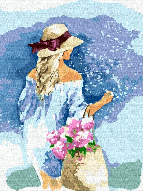 Картина по номерам Идейка Летняя прогулка 30х40 см в термопакете (KHO4804)