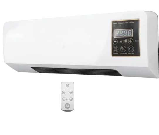 Кондиционер настенный мобильный Wall Air Cooler WAS800 800 W с пультом 3 режима (WAS800)