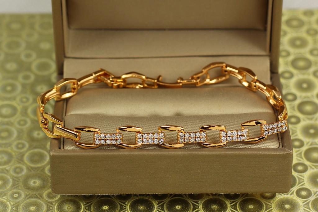 Браслет Xuping Jewelry Тріумф 17 см 8 мм Золотистий (29959787)