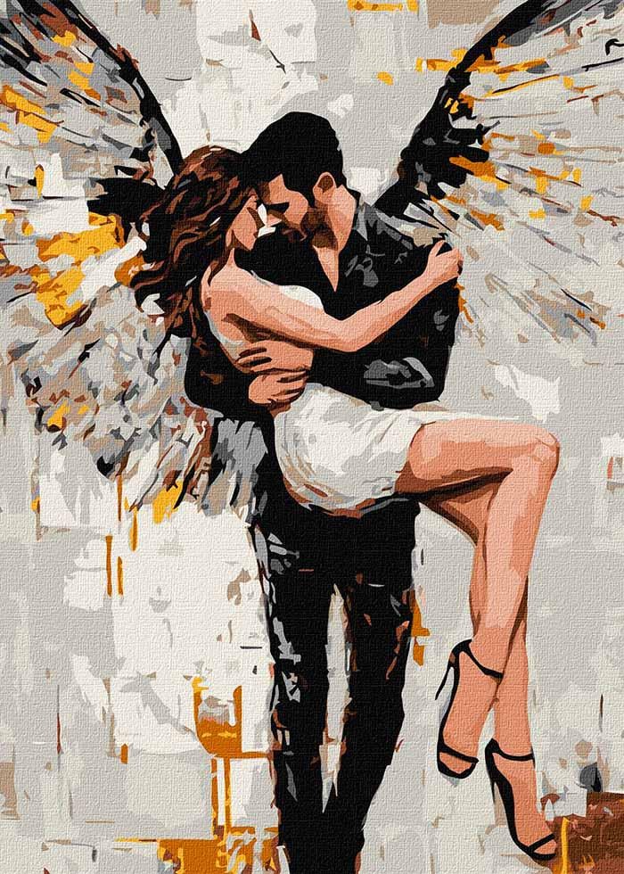 Картина по номерах Ideyka Її спасіння з фарбами металік extra 40х50 см (KHO8657)