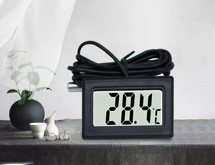 Термометр электронный с выносным датчиком 1 м цифровой Idea TPM-10 2 батареи LR44 в комплекте Черный (373635ОР) - фото 4 Термометр электронный с выносным датчиком 1 м цифровой Idea TPM-10 2 батареи LR44 в комплекте Черный (373635ОР) - фото 4