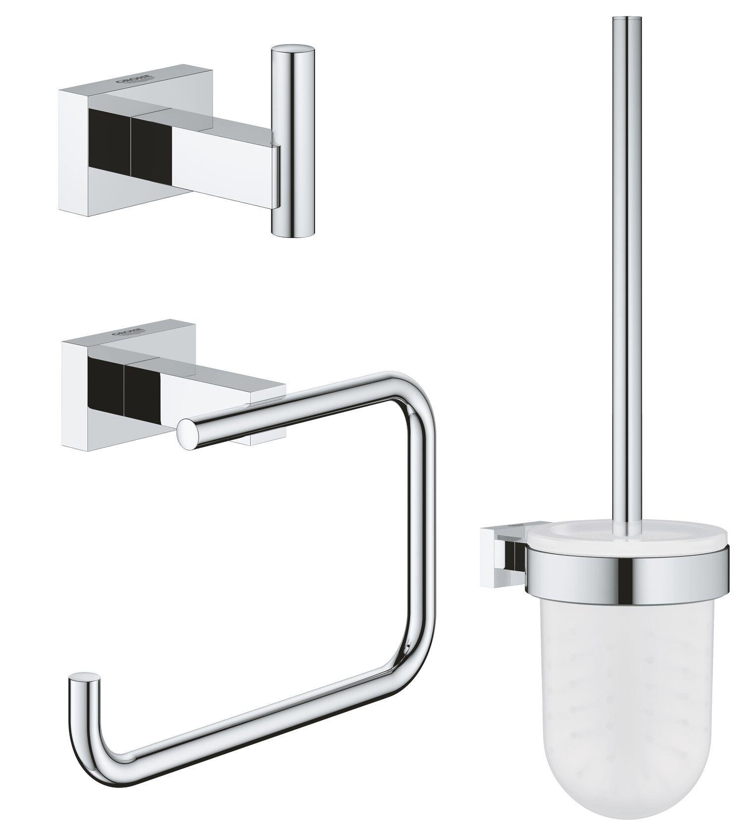 Набор аксессуаров Grohe Essentials Cube 3в1 (40757001)