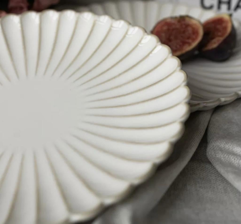 Блюдо керамическое Элеганс 27 см Белый (90866) - фото 6