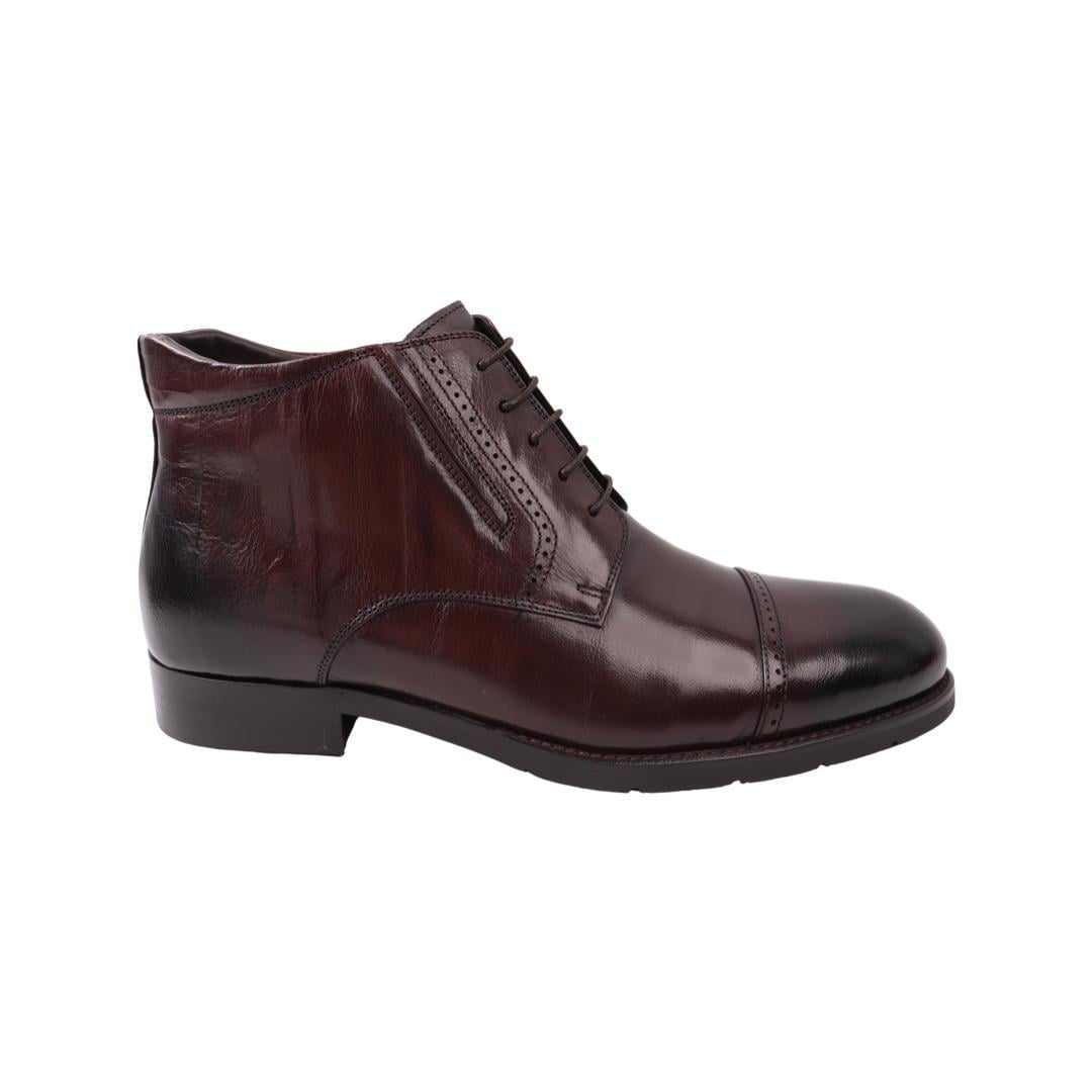 Ботинки мужские Lido Marinozi из кожи р. 44 Коричневый (231-22ZH)