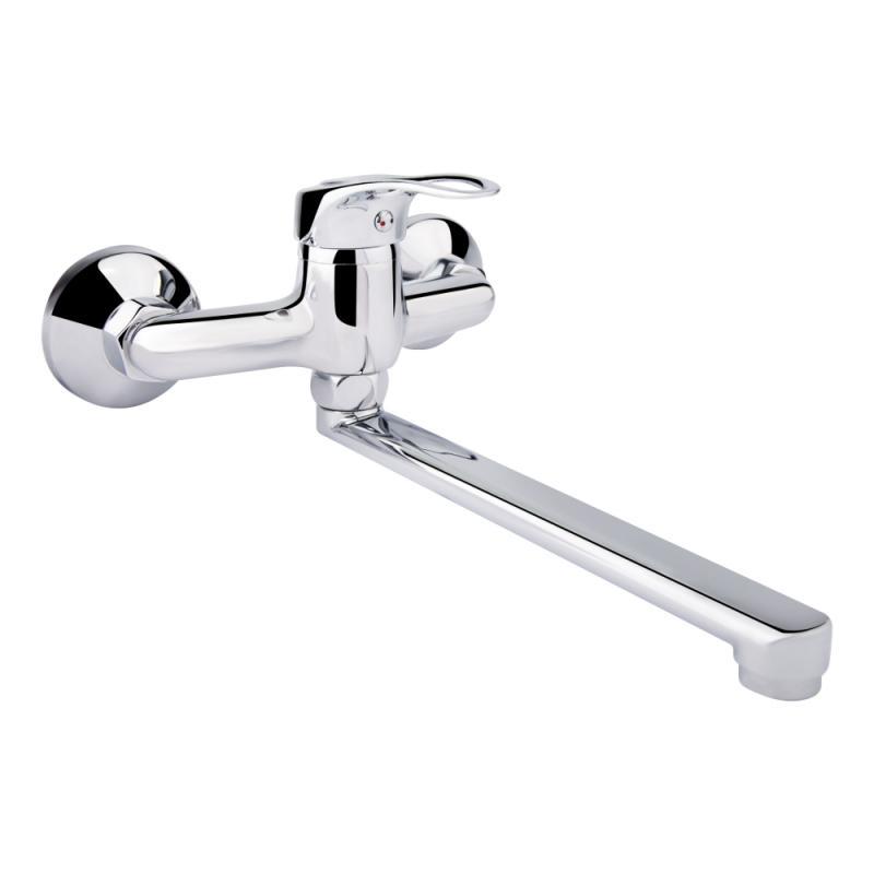 Змішувач для кухні настінний Lidz CRM-16 37 009 00 LIDZCRM163700900 Хром (80279) Змішувач для кухні настінний Lidz CRM-16 37 009 00 LIDZCRM163700900 Хром (80279)