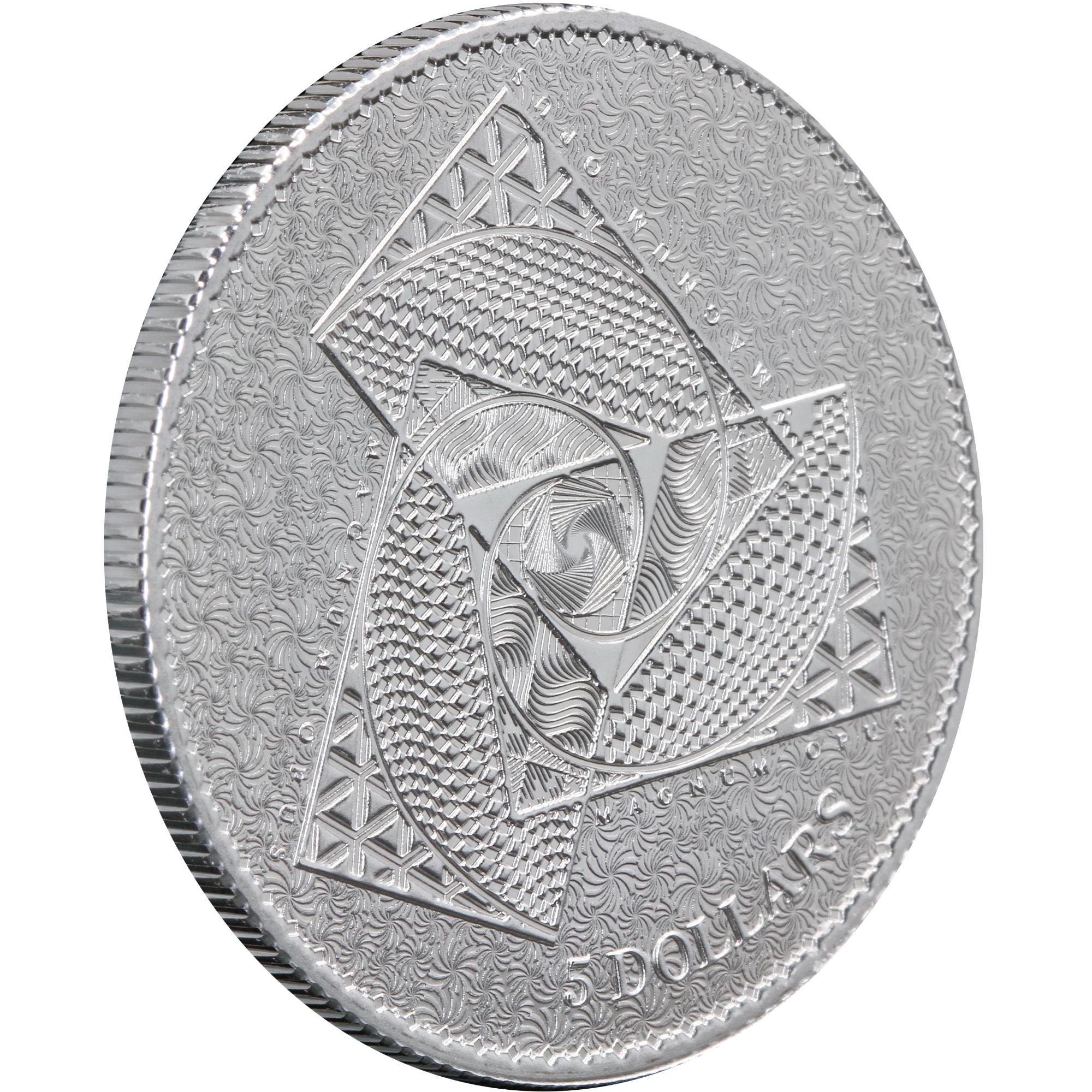 Срібна монета Magnum Opus 5 доларів 2022 Токелау 1 oz (1717) - фото 3