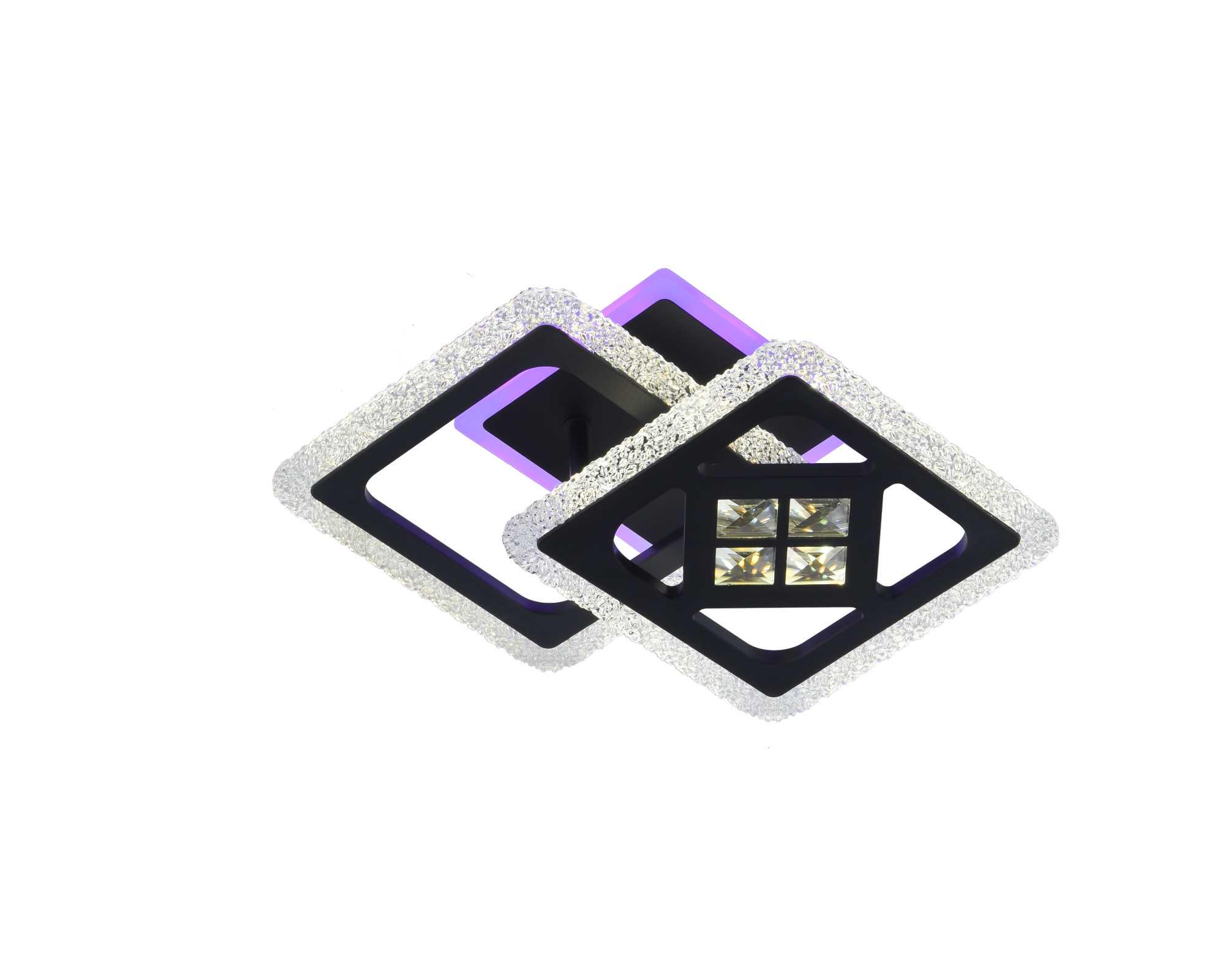 Люстра светодиодная акриловая Valeso V 3204-2C BK без пульта