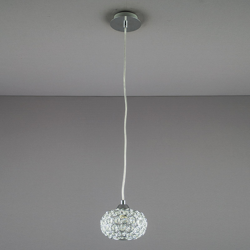 Люстра кришталева Light House Хром (LS-11279 CH/CL)