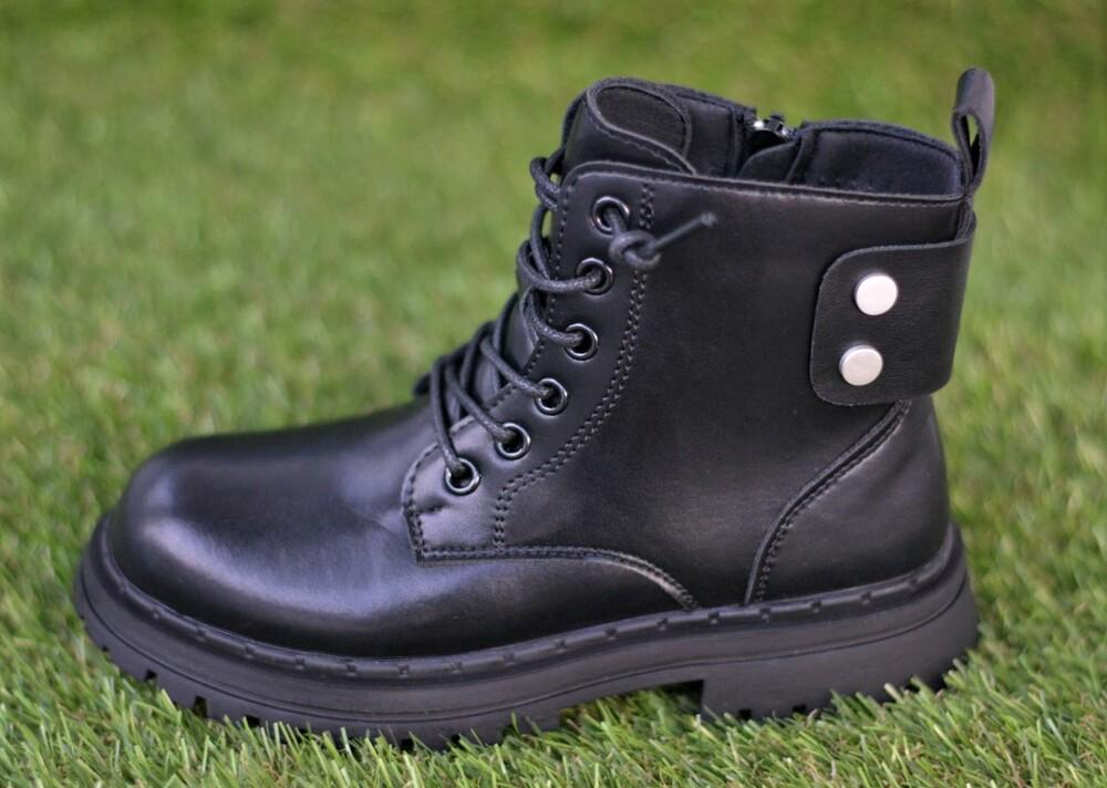 Черевики дитячі демісезонні для дівчинки р. 36 Чорний (11291963)