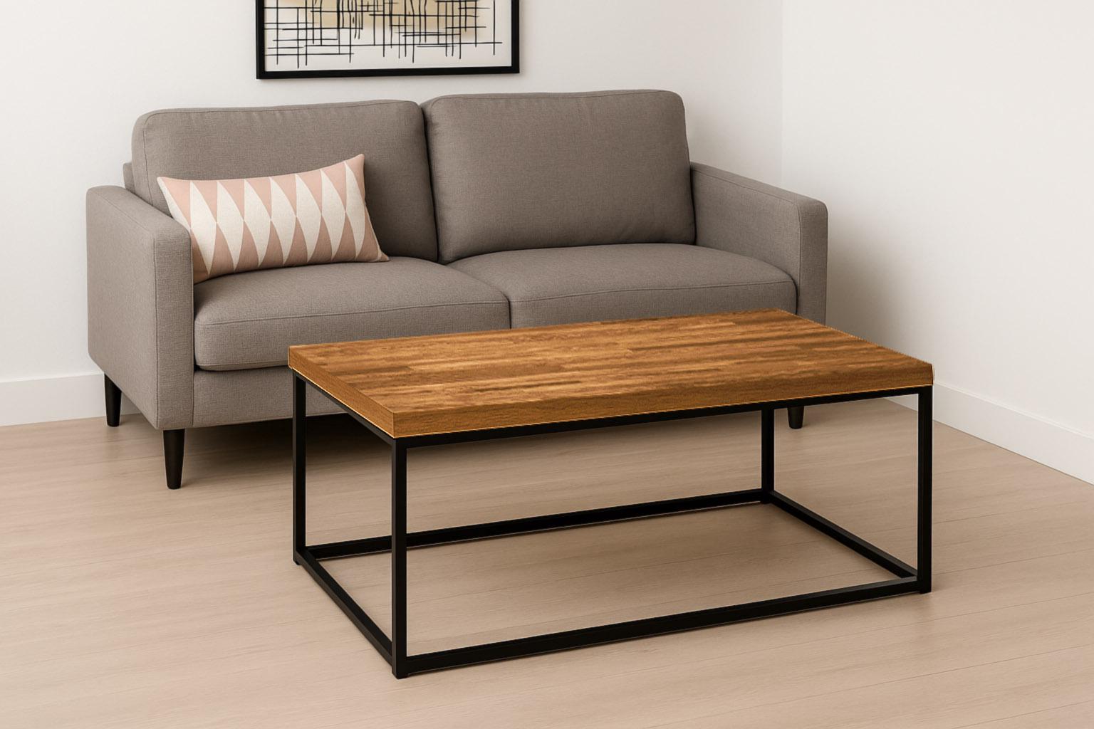 Журнальний столик ТОБІ ШО Урбан/G4 з ясена 500х1200х600 мм Горіх