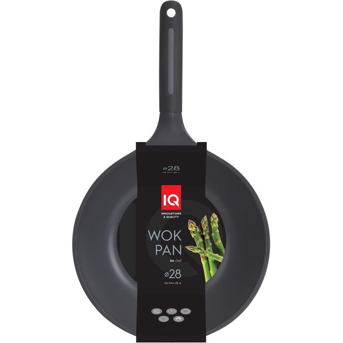 Сковорода вок IQ Be Chef алюміній 28 см Сірий (2673917)