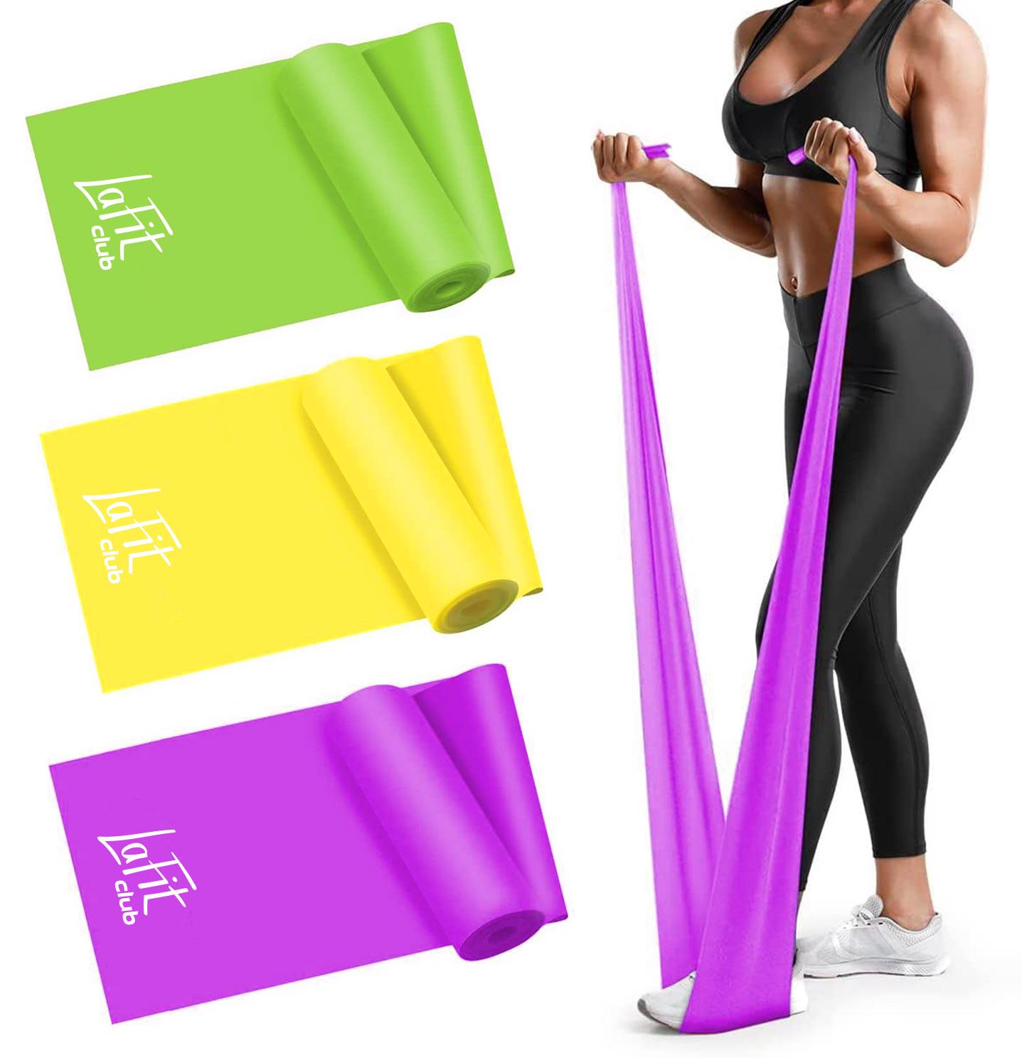 Набір резинок Resistance Bands LAFIT для йоги/пілатесу/реабілітації 3 шт. (5002469) - фото 3