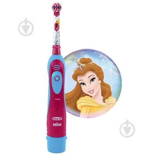 Дитяча щітка на батарейках Braun Oral-B Stages Power DB4 Princess Принцеси (01236-1) - фото 1