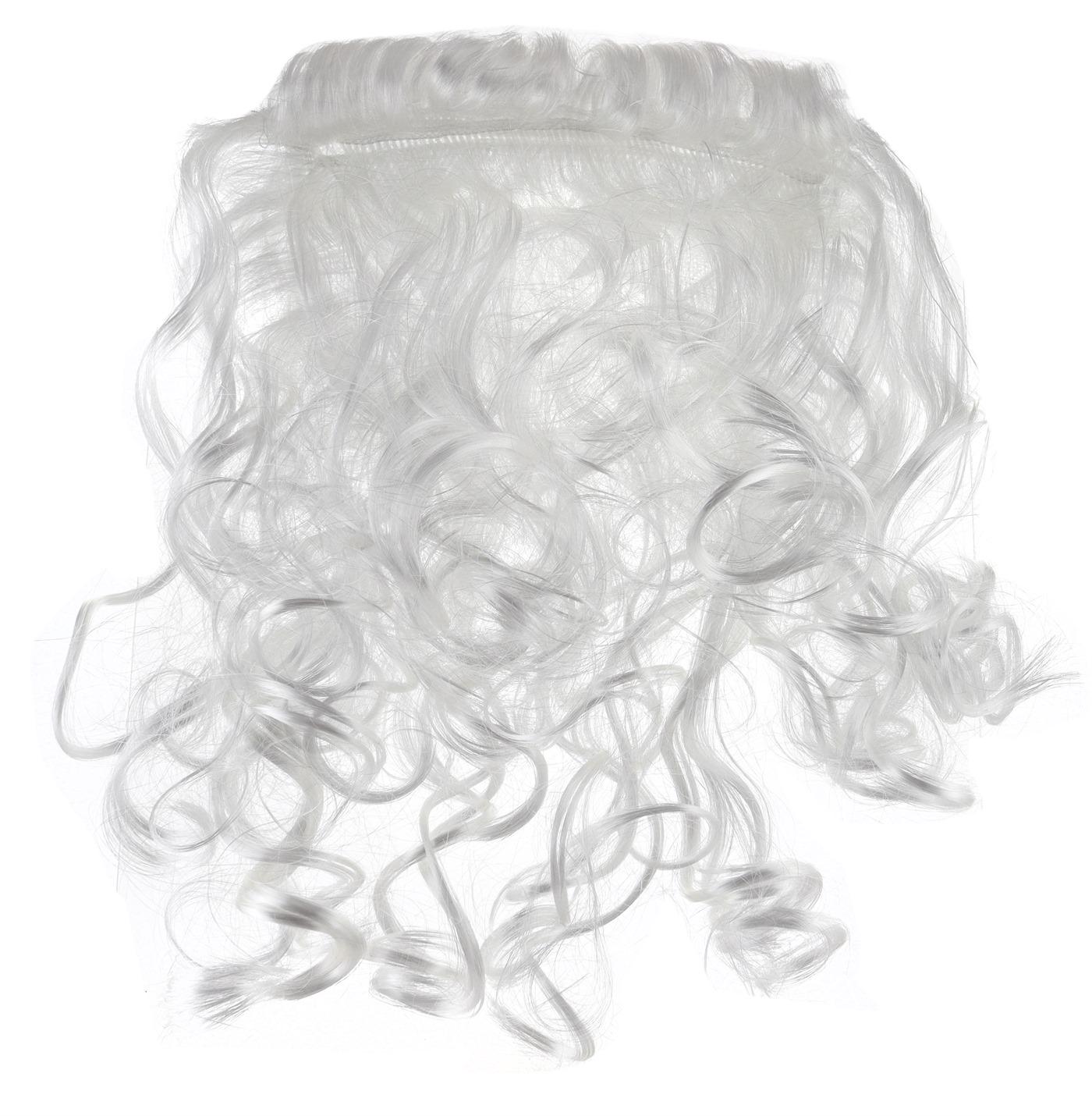 Борода Санта Клаус 17x17 см Білий (2104)