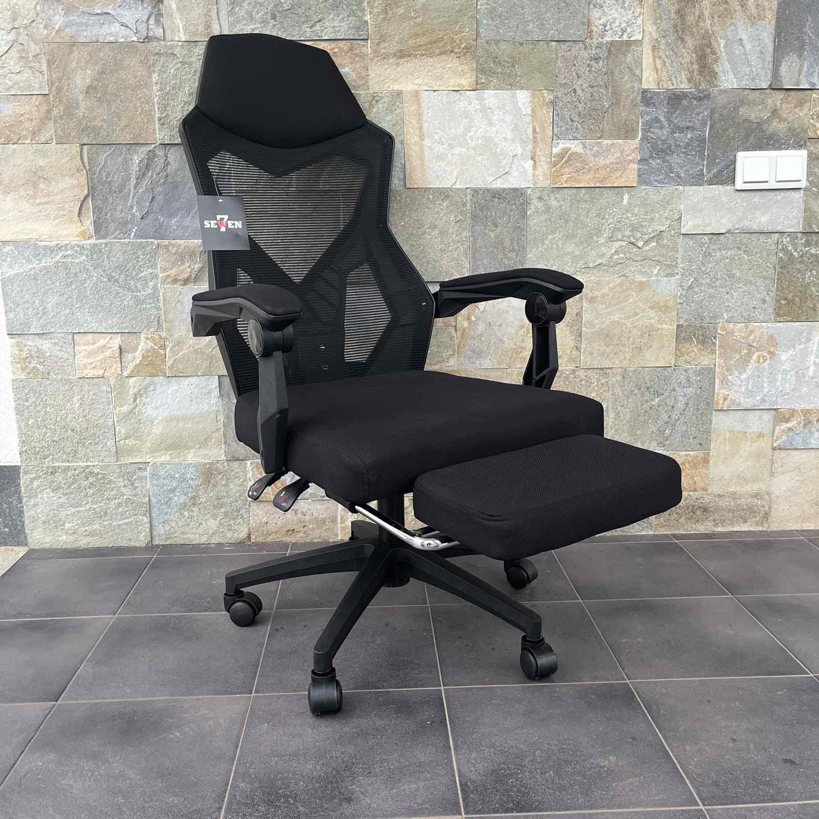 Крісло комп‘ютерне SEWEN Yoda Чорний (9828103) - фото 11 Крісло комп‘ютерне SEWEN Yoda Чорний (9828103) - фото 11