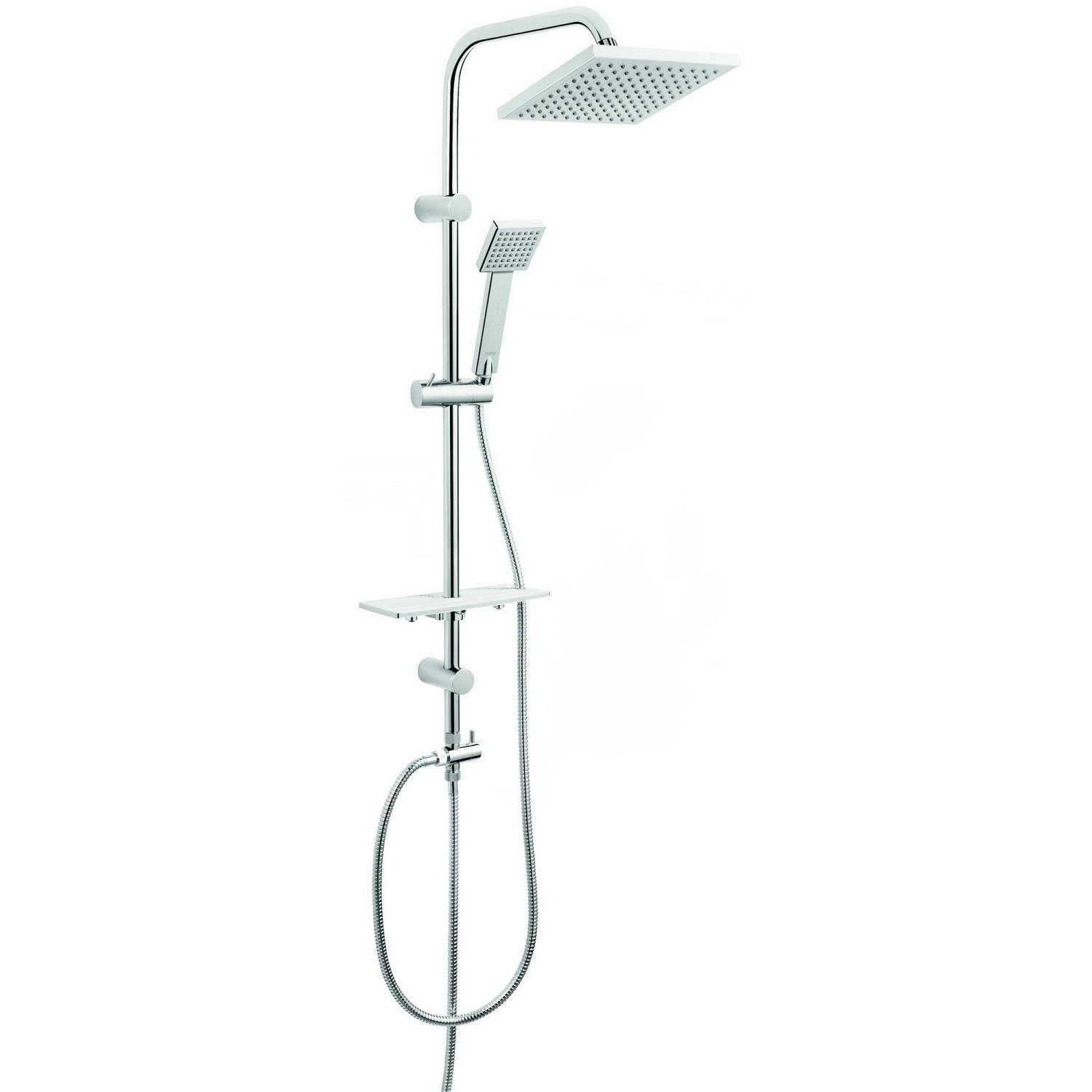 Душевая система без смесителя Ferro Squerto Lux NP24 Хром (173176) - фото 1 Душевая система без смесителя Ferro Squerto Lux NP24 Хром (173176) - фото 1