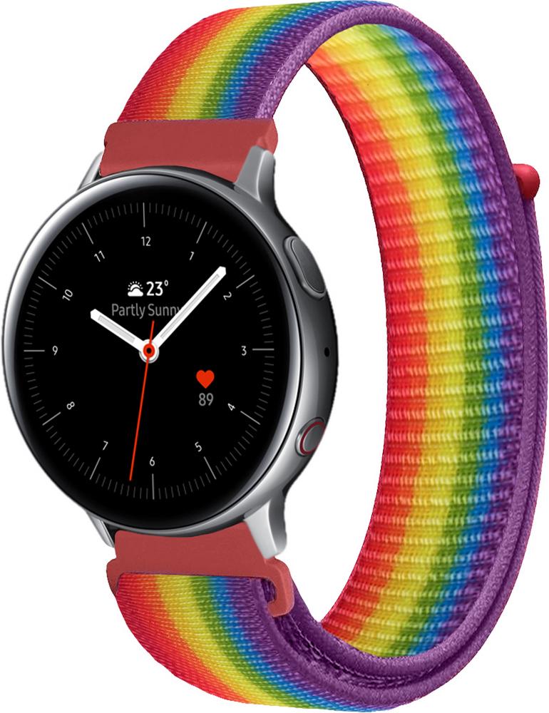 Ремешок нейлоновый Sport Loop для Galaxy Watch Active 2 40/44 мм Rainbow (22393-6B)