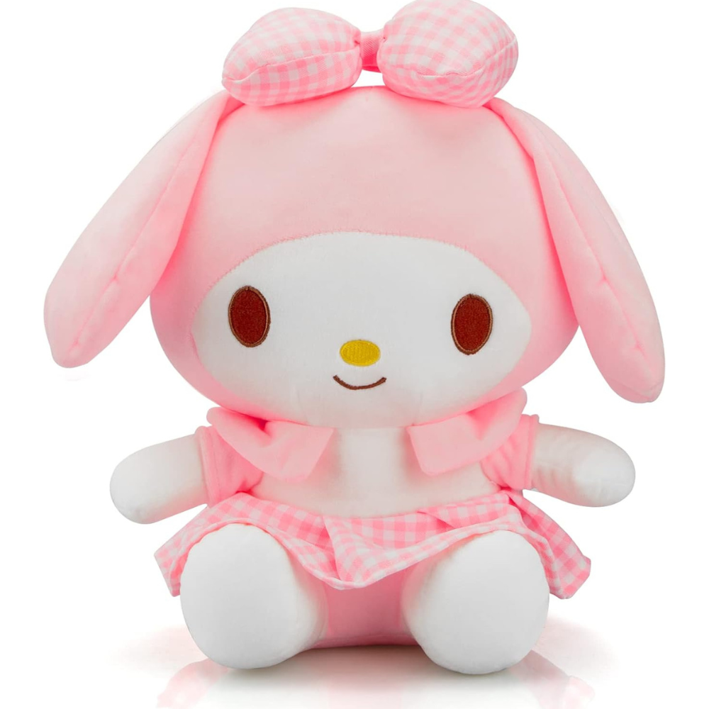 Игрушка плюшевая My melody sanrio мягкий кролик аниме 70 см Бело-розовый (9116/70)