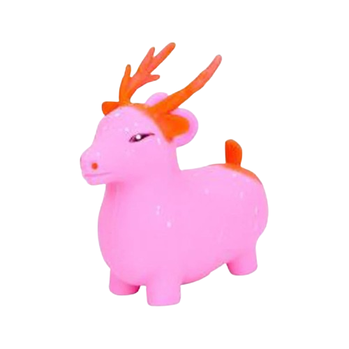 Игрушка-антистресс детская Bambi Оленя MS с мукой 10 см Розовый (GS-236-A-218)