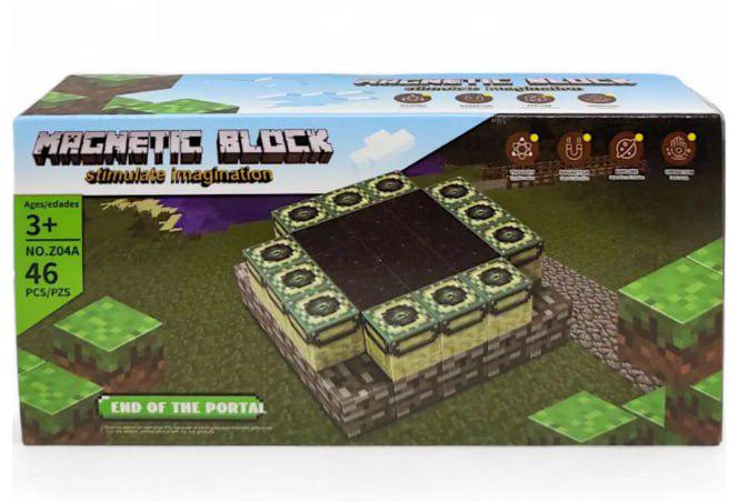 Конструктор детский магнитный Magnetism World Майнкрафт 46 дет. (2104618516)