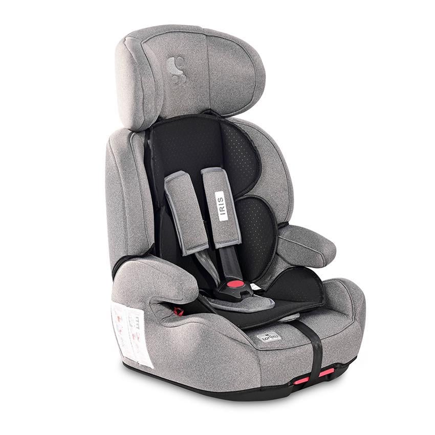 Автокрісло Lorelli Iris isofix 9-36 кг Сіро-чорний (10071242117)