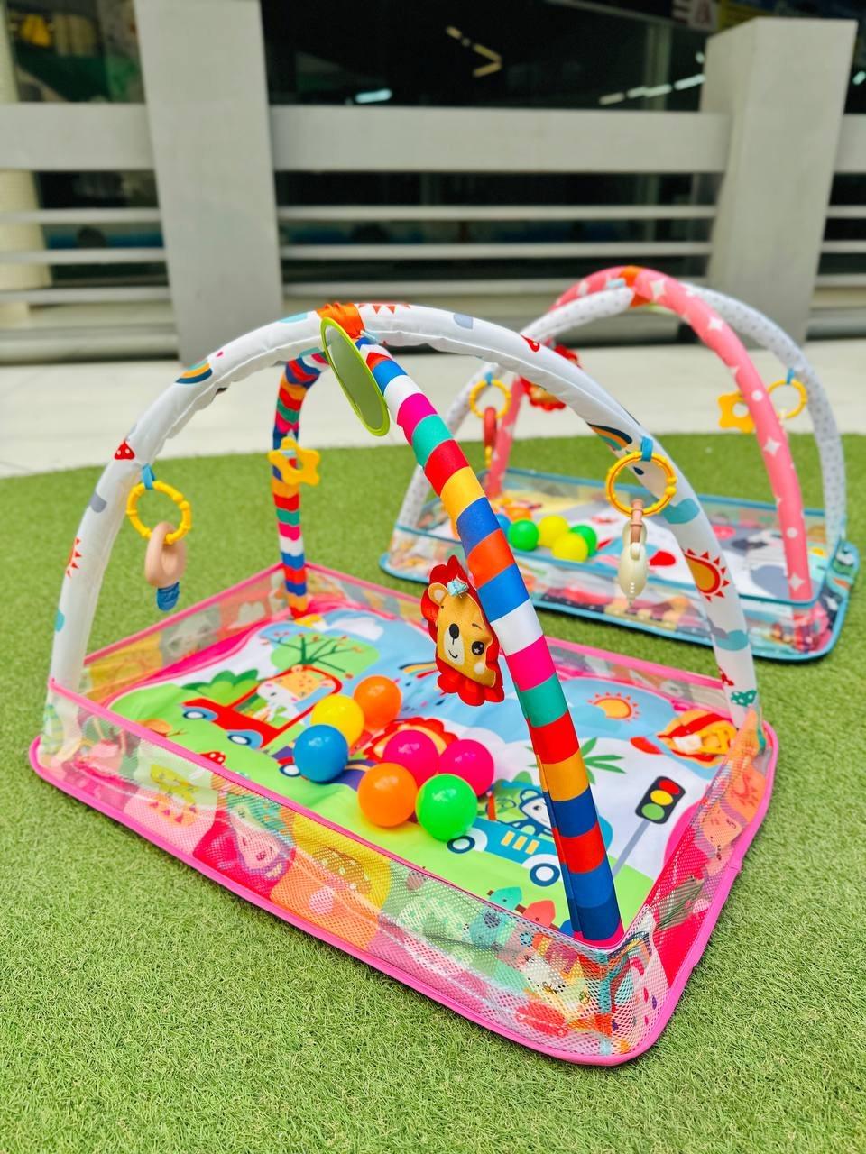Развивающий коврик для младенца с дугами с погремушками (2654615769) - фото 5 Развивающий коврик для младенца с дугами с погремушками (2654615769) - фото 5
