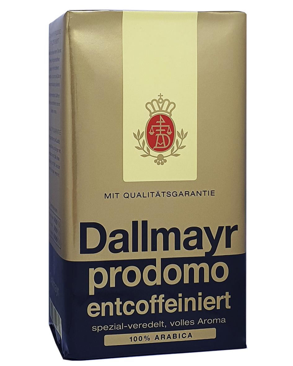 Кофе молотый Dallmayr Prodomo entcoffeiniert без кофеина 500 г (52051)