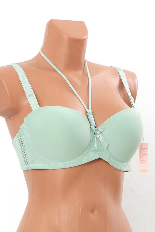 Бюстгальтер-холтер однотонний Носи Своє Чашка B 90B Ментоловий (13018)