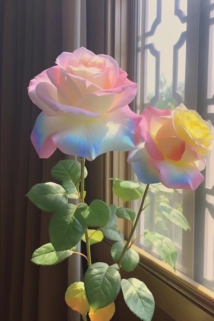 Семена радужной розы Американская красавица 10 шт. - фото 4 Семена радужной розы Американская красавица 10 шт. - фото 4