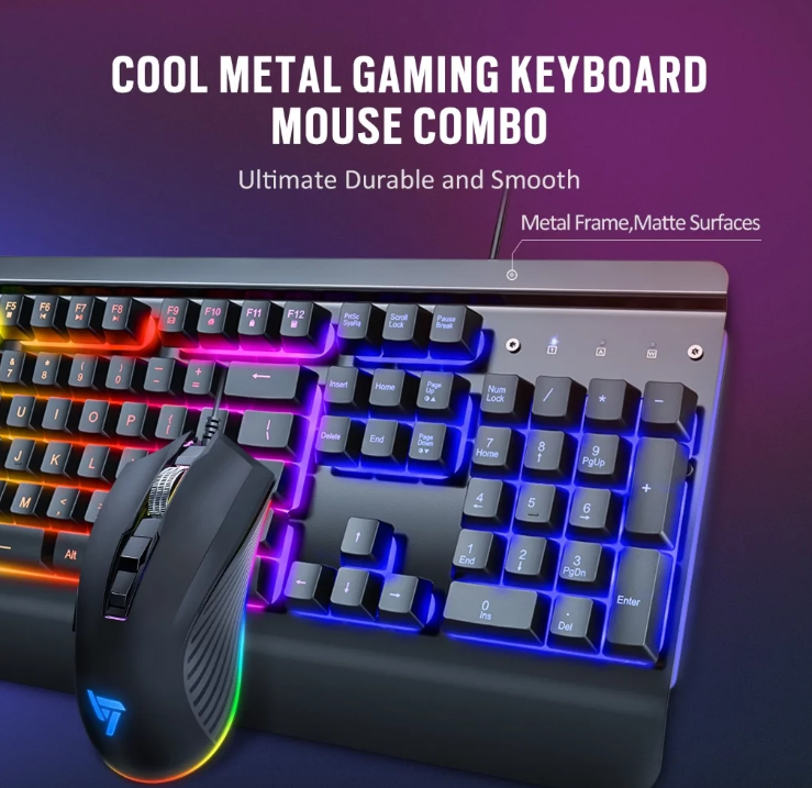 Набор клавиатура и мышь VicTsing PC279 для компьютерных игр - фото 4