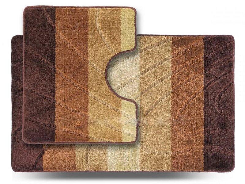 Набор ковриков для ванной Dariana Color Line D-6696 2 шт. (5-Color)