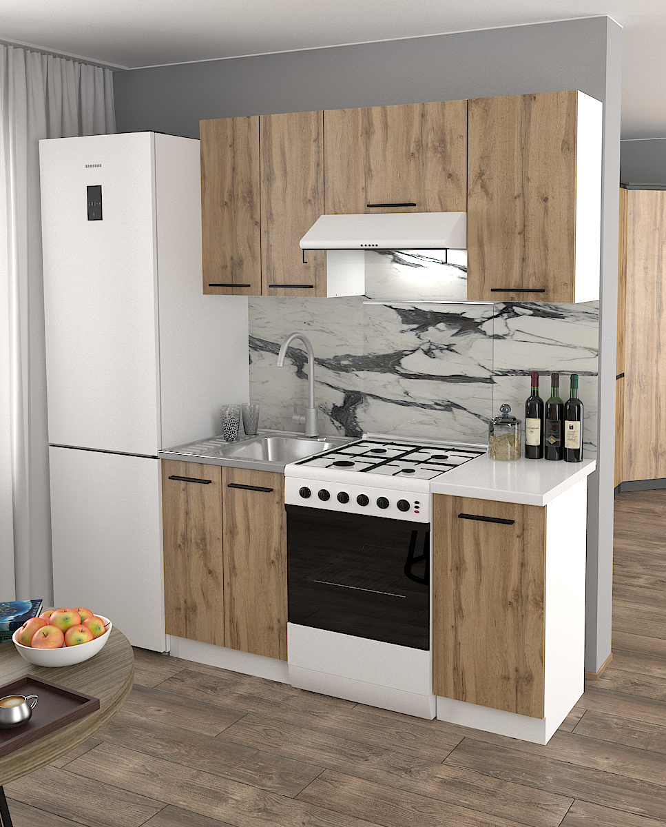 Кухонний набір Ліна 5 тумб у комплекті 1,6 м - фото 9 Кухонний набір Ліна 5 тумб у комплекті 1,6 м - фото 9