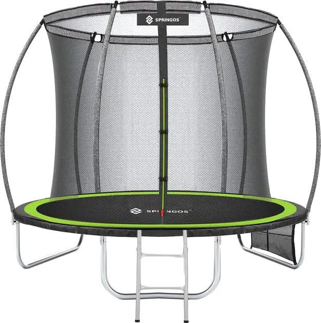 Батут детский Springos с внутренней сеткой с покрытием из пенополиэтилена 305 см до 150 кг (F10) Батут детский Springos с внутренней сеткой с покрытием из пенополиэтилена 305 см до 150 кг (F10)