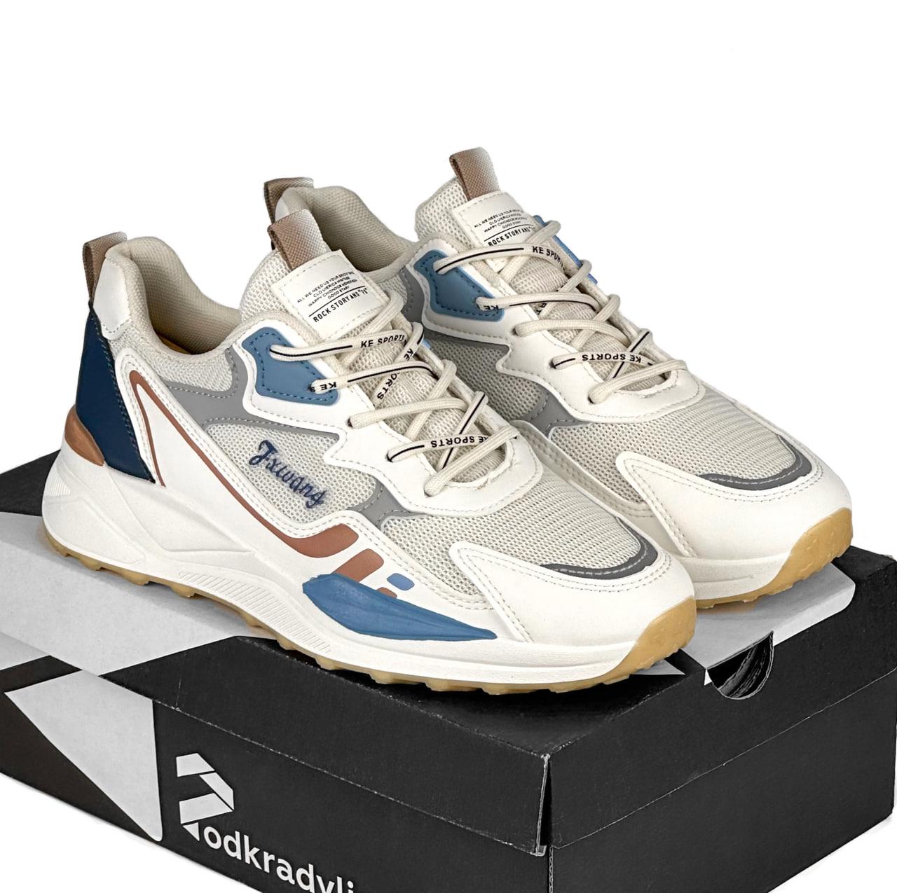 Кросівки чоловічі Xifa р. 42 Бежевий (H11-1) - фото 4