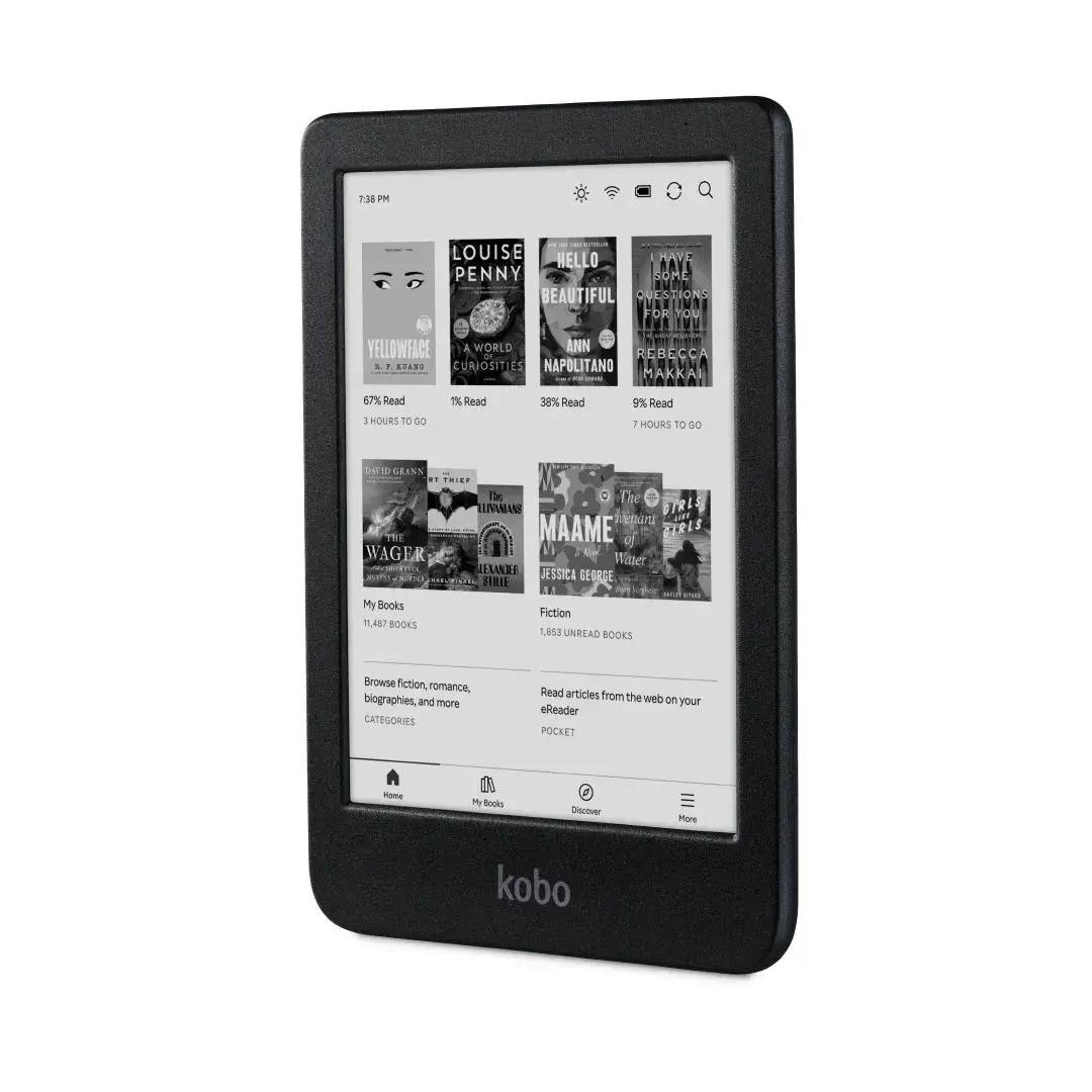 ᐉ Електронна книга з підсвічуванням Kobo Clara BW Black (27067196