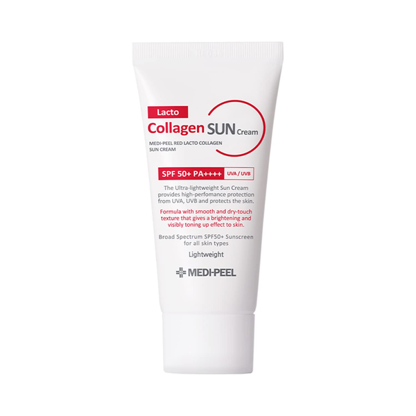 Крем солнцезащитный Medi Peel Red Lacto Collagen с коллагеном SPF50+ PA++++ 50 мл