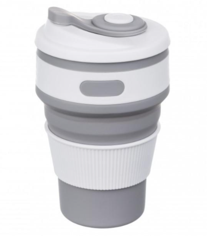 Чашка складная Silicon Magic Cup Серый