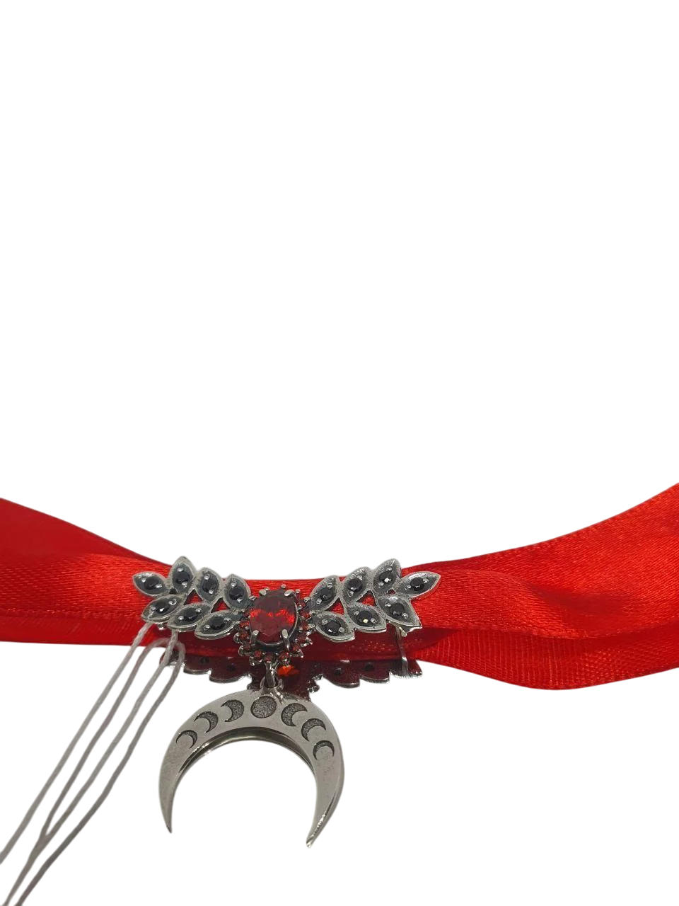 Кулон-підвіс срібло дукач Лунниця на стрічку або чокер 925 проба (2583849784)