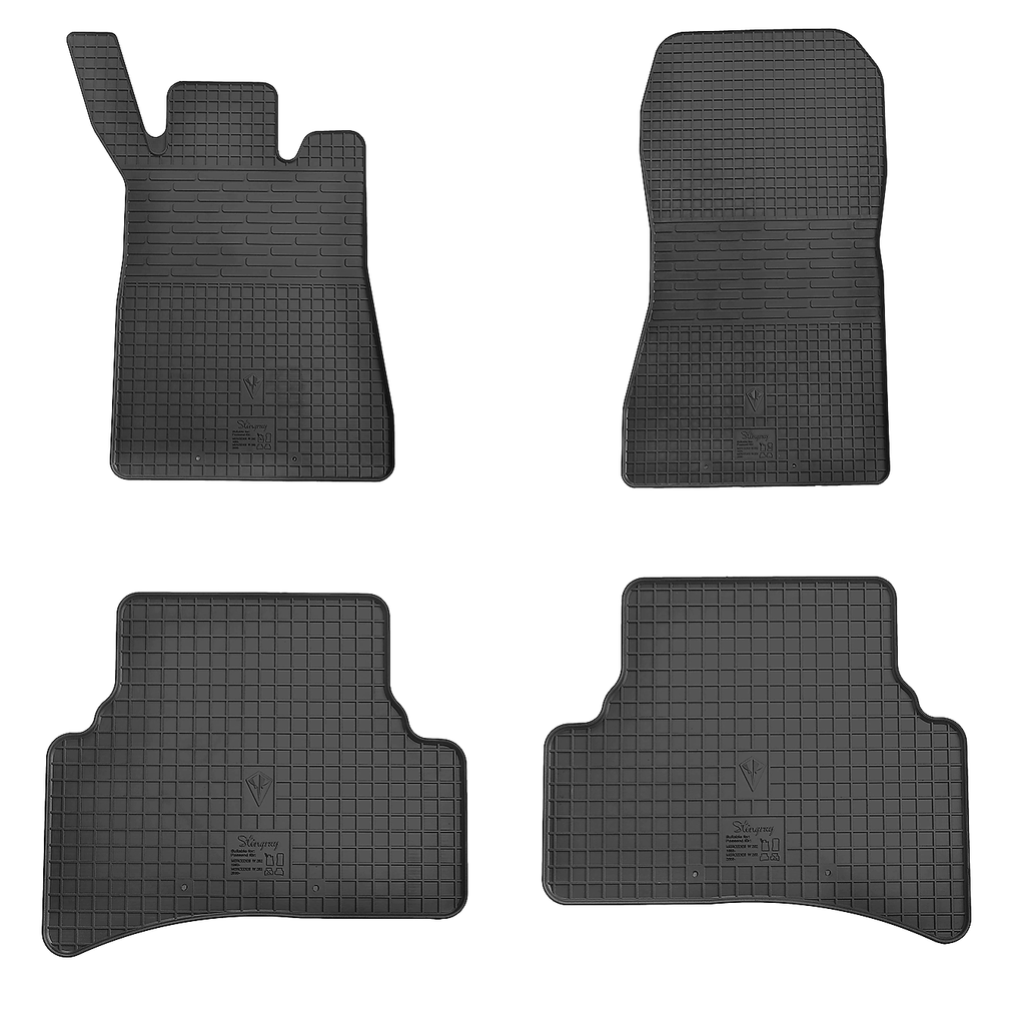 Коврики резиновые Stingray для Mercedes-Benz W202 C 93-00/Mercedes-Benz W203 C 00-07 4 шт. (1012134)