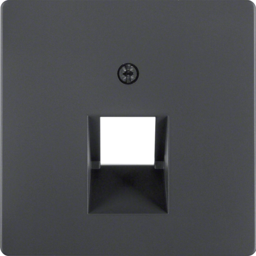 Панель лицьова Berker Q.1/Q.3/Q.7 для розетки UAE Антрацитовий (14076086)